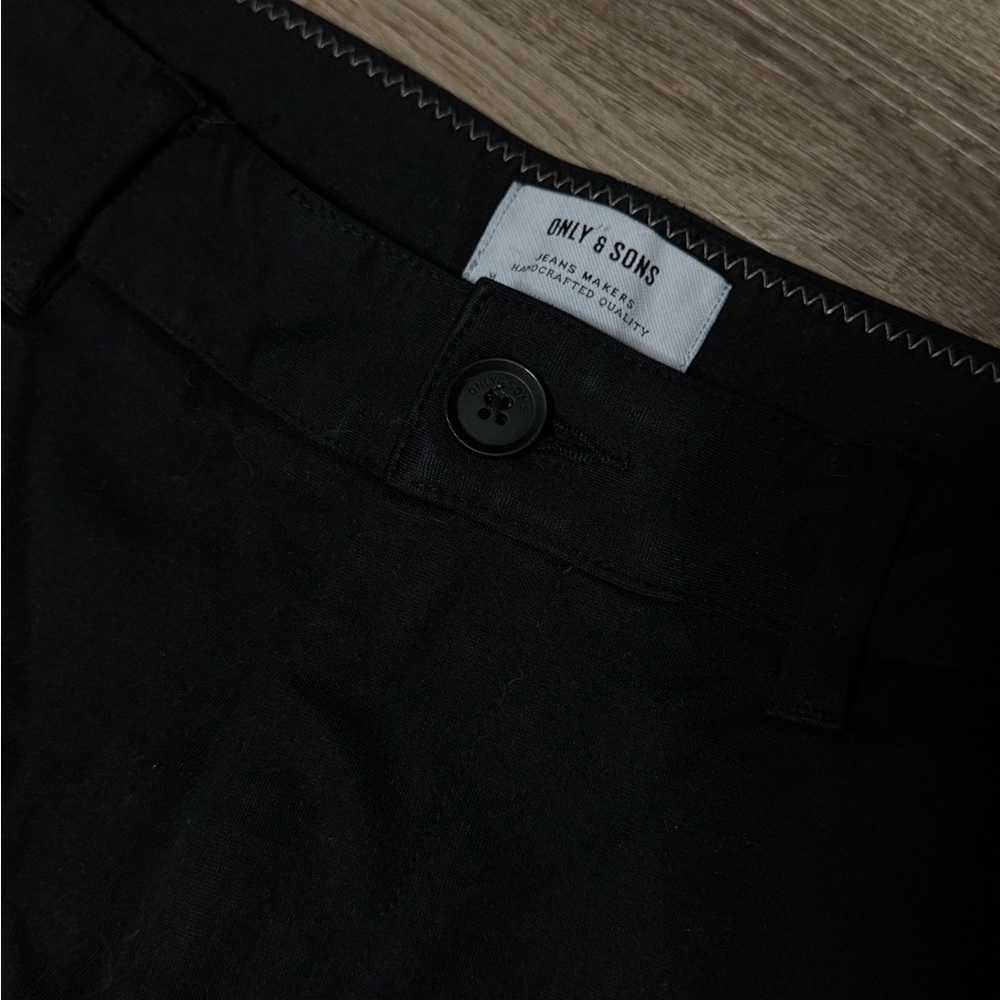Only & Sons Black Pants: 32x32